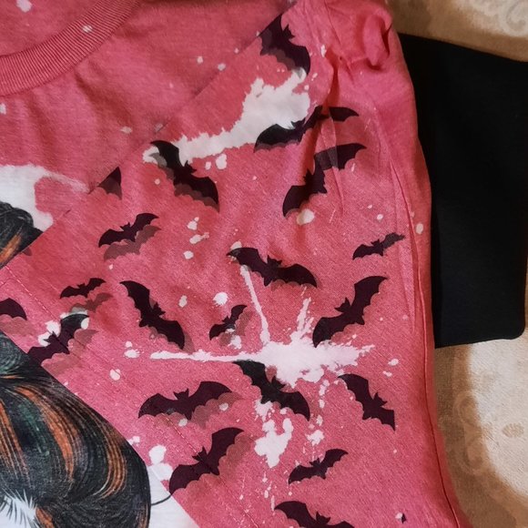 New -Large Unisex, Gildan, color Heather Heliconia -Bleached SublimationTee - Picture 3 of 3